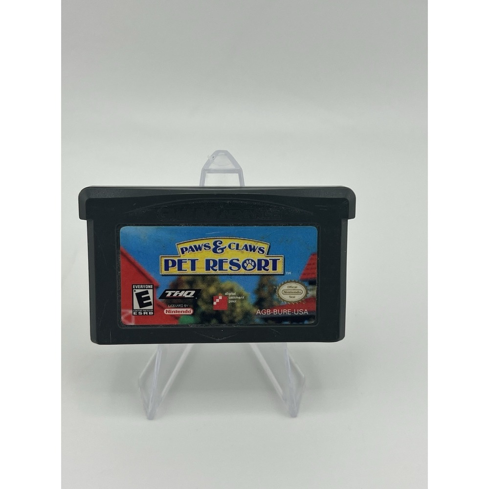 Paws & Claws Pet Resort‎ Nintendo Game Boy Advance GBA THQ AGB-BURE-USA